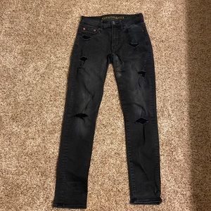 American eagle 26-30 black jeans